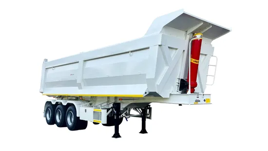 Good Service Steel New 30/40/50/60/70/80ton Load 2/3/4axle Front Top Dump Tipper Semi