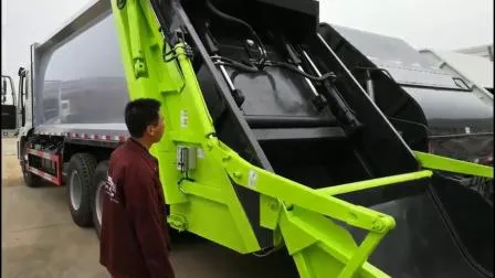 LHD Japanese Brand Garbage Truck with Detachable Carriage 8m3 Refuse Collector Truck