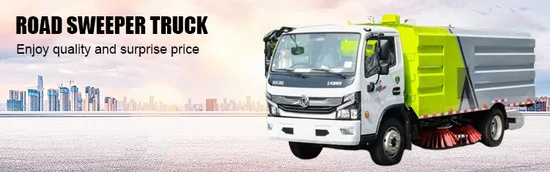 Dongfeng Single Cab New Captain Road Sweeper Cleaning Machine 125HP Street Sweeper Truck