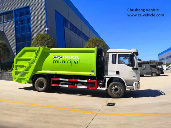 Shacman 10cbm Garbage Compactor Truck Waste Compactor Rear Loader Garbage Truck 