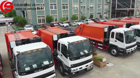 Factory Supply Fvr 4X2 10cbm 12cbm 14cbm Garbage Compactor Trucks 