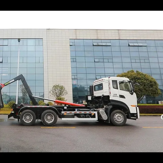 Heavy Duty HOWO Delivery Garbage Zoomliom 31000kg Diesel Hook Arm Truck