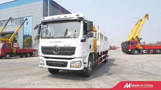 Sinotruk Shacman Truck Mounted Crane/Mobile Telescopic Boom Crane Truck Price 