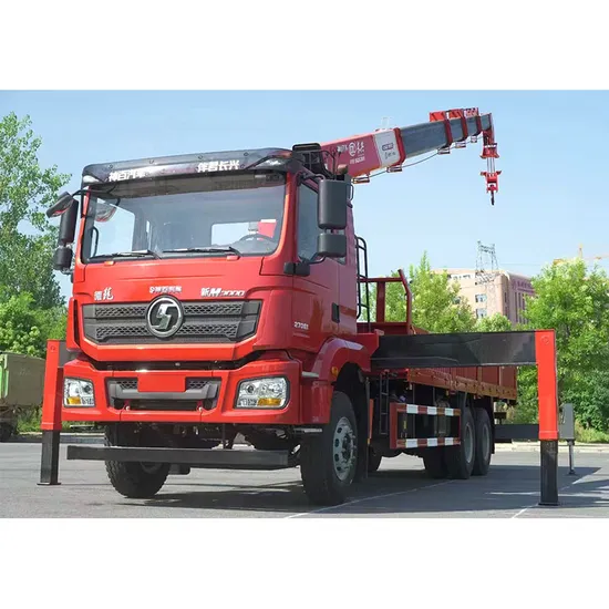 Shacman 6X4 14 Ton Multifunctional Straight Arm Telescopic Arm Truck Mounted Crane Factory Direct Sales Quality Assurance 