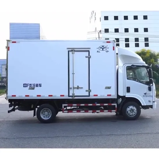Jmc Refrigerator Tuck 4X2 Freezer Van Box Truck for Fresh Frozen Products Transport 