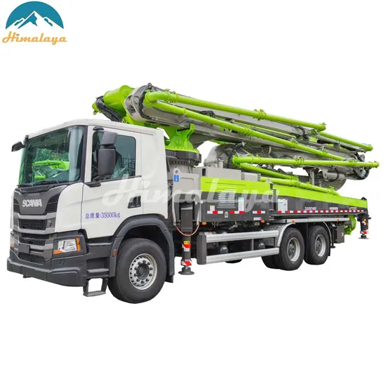 Zoomlion Customized Brand New Hydraulic 52m Truck Mounted Concrete Pump 