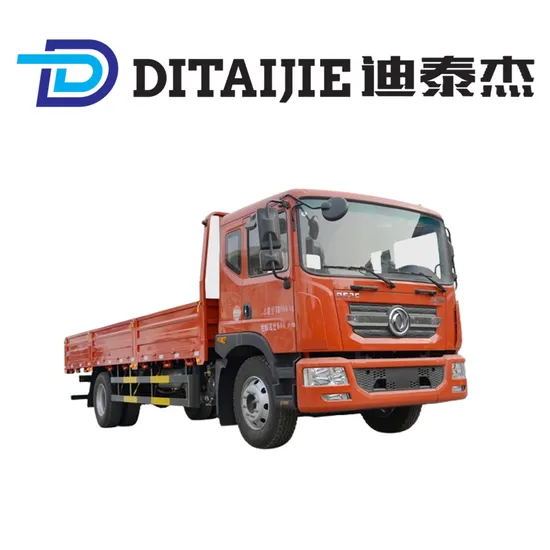 New Dongfeng Cummins 190HP General Cargo Truck DFAC D9 4X2 Cargo Lorry Truck 15 Ton 