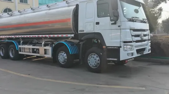 Sinotruck Sitrak 8*4 Heavy Duty Fuel Tank Truck Oil Diesel Transport Truck 